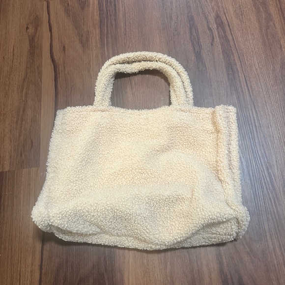 Handbags - Cozy Cream Sherpa Tote Bag